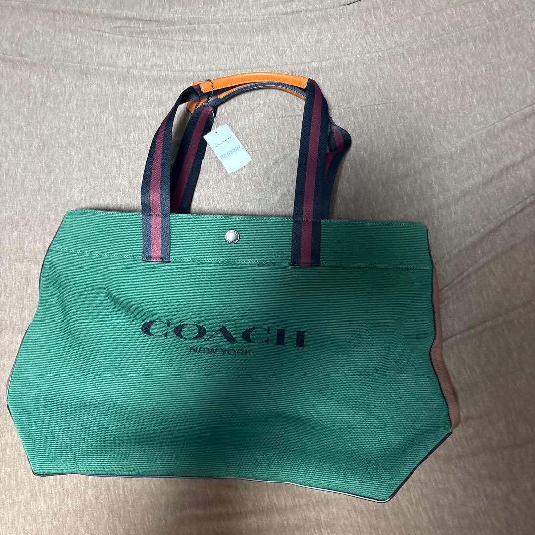 【新品】コーチ　coach トートバッグ　キャンバス　38
