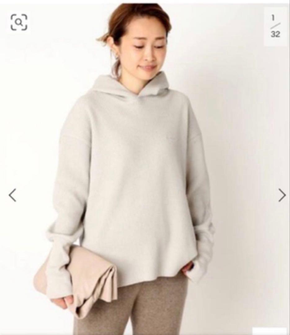 美品！　Americana サーマルフード付きパーカーグレー