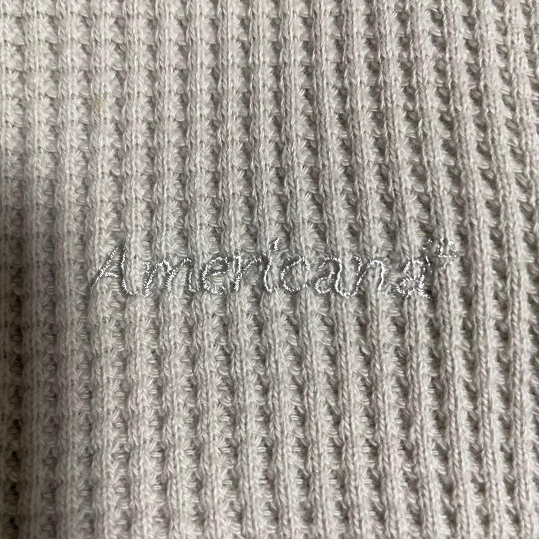 美品！　Americana サーマルフード付きパーカーグレー