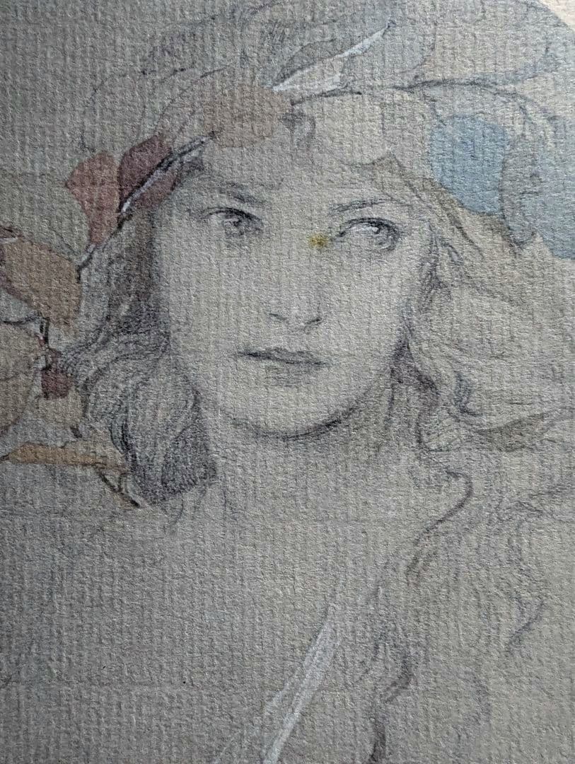 Alphonse Mucha 鉛筆画 ミッシャ財団監修版