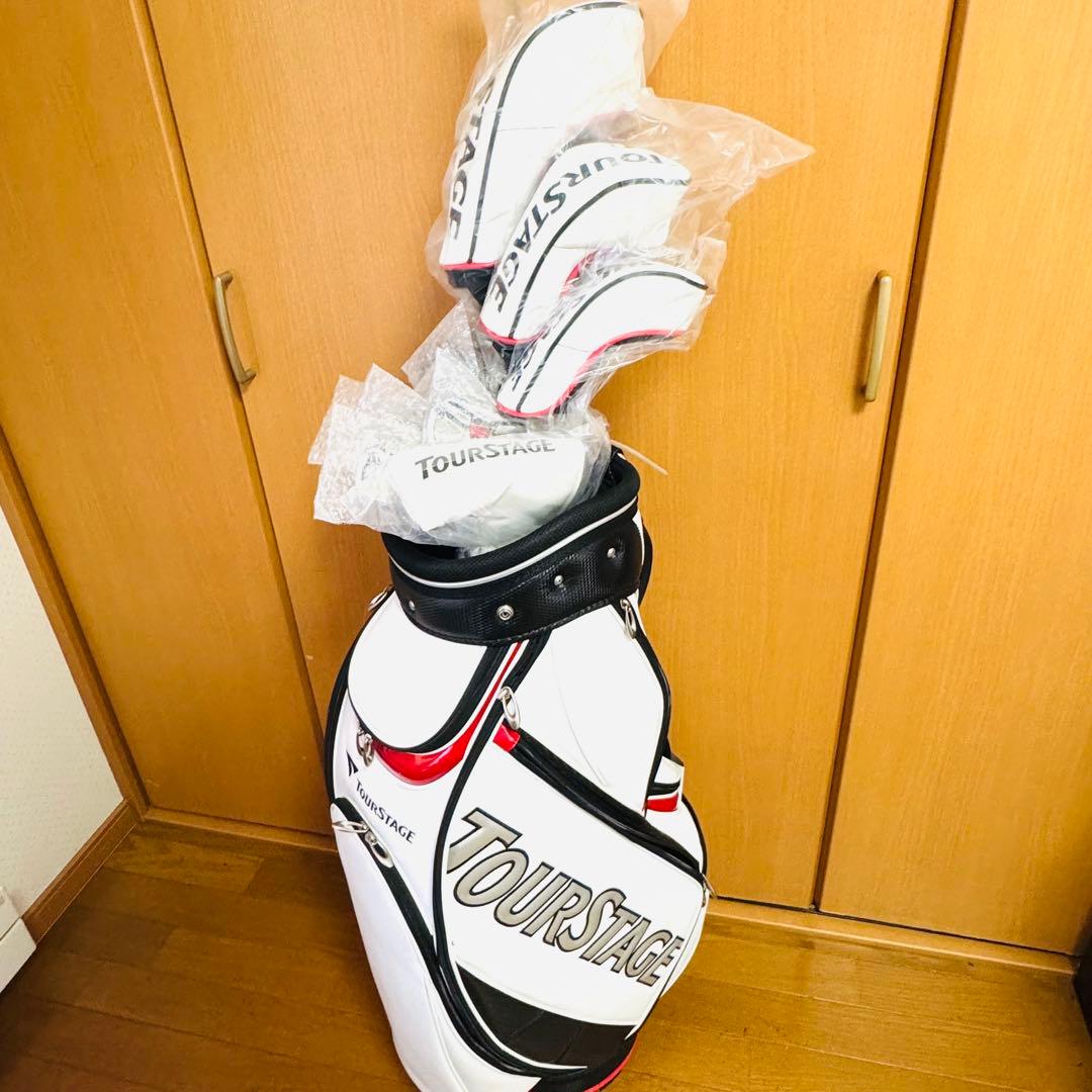 【新品】ツアーステージ　ゴルフクラブ　本格フルセット　V002 メンズ　右