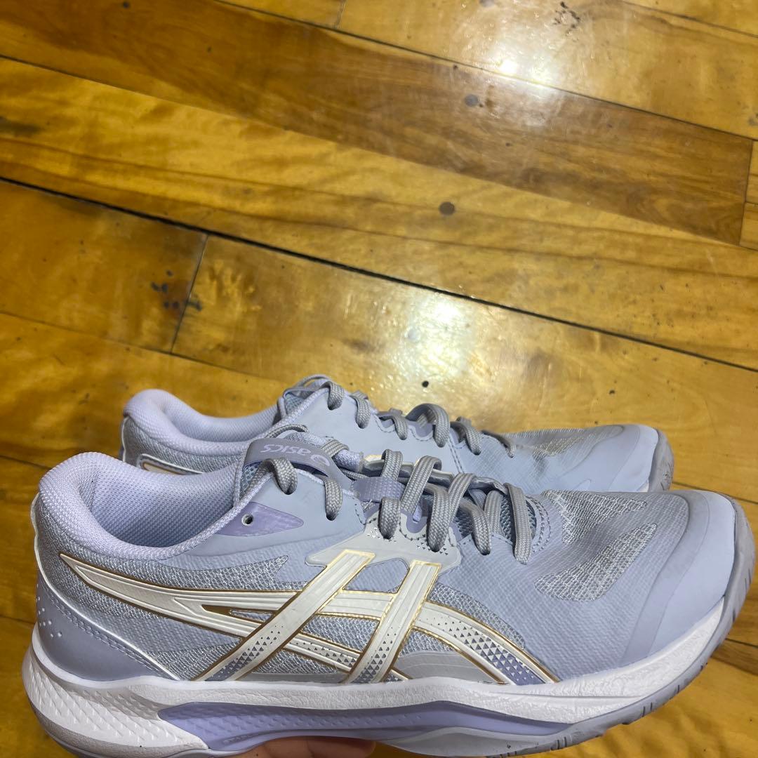 ASICS バレーボールシューズ グレー