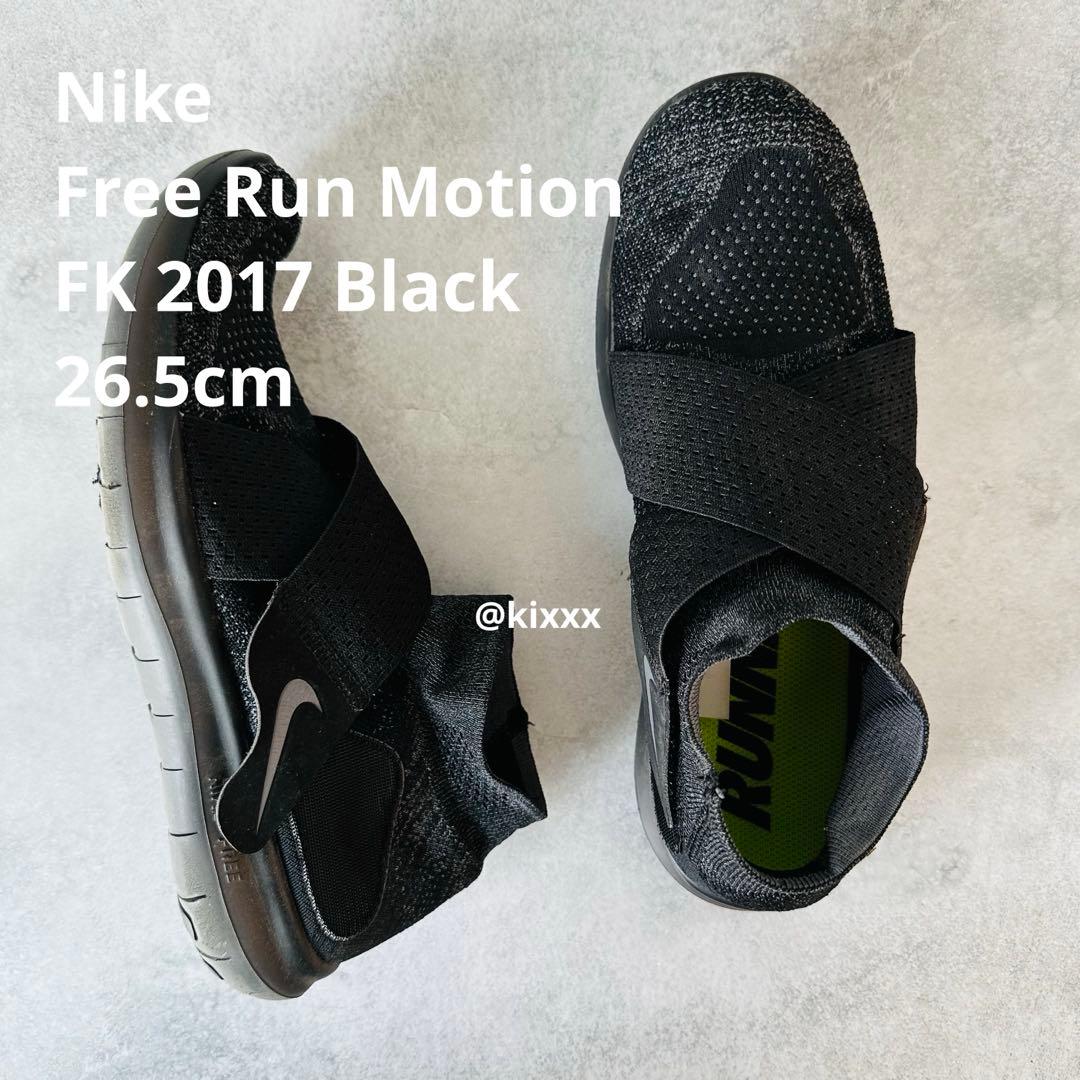 スパイク・シューズ Nike Free Run Motion FK 2017 Black 26.5