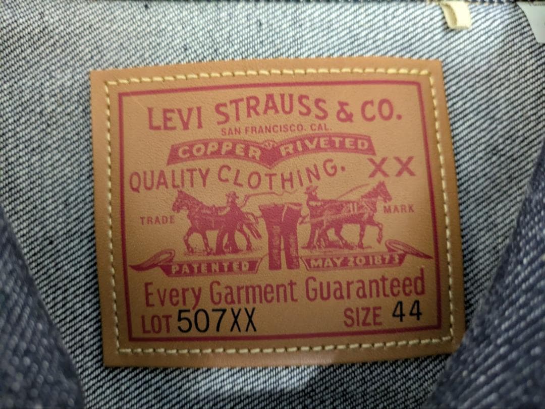 未使用 44 507XX 1953年モデル Levi's LVC T-BACK
