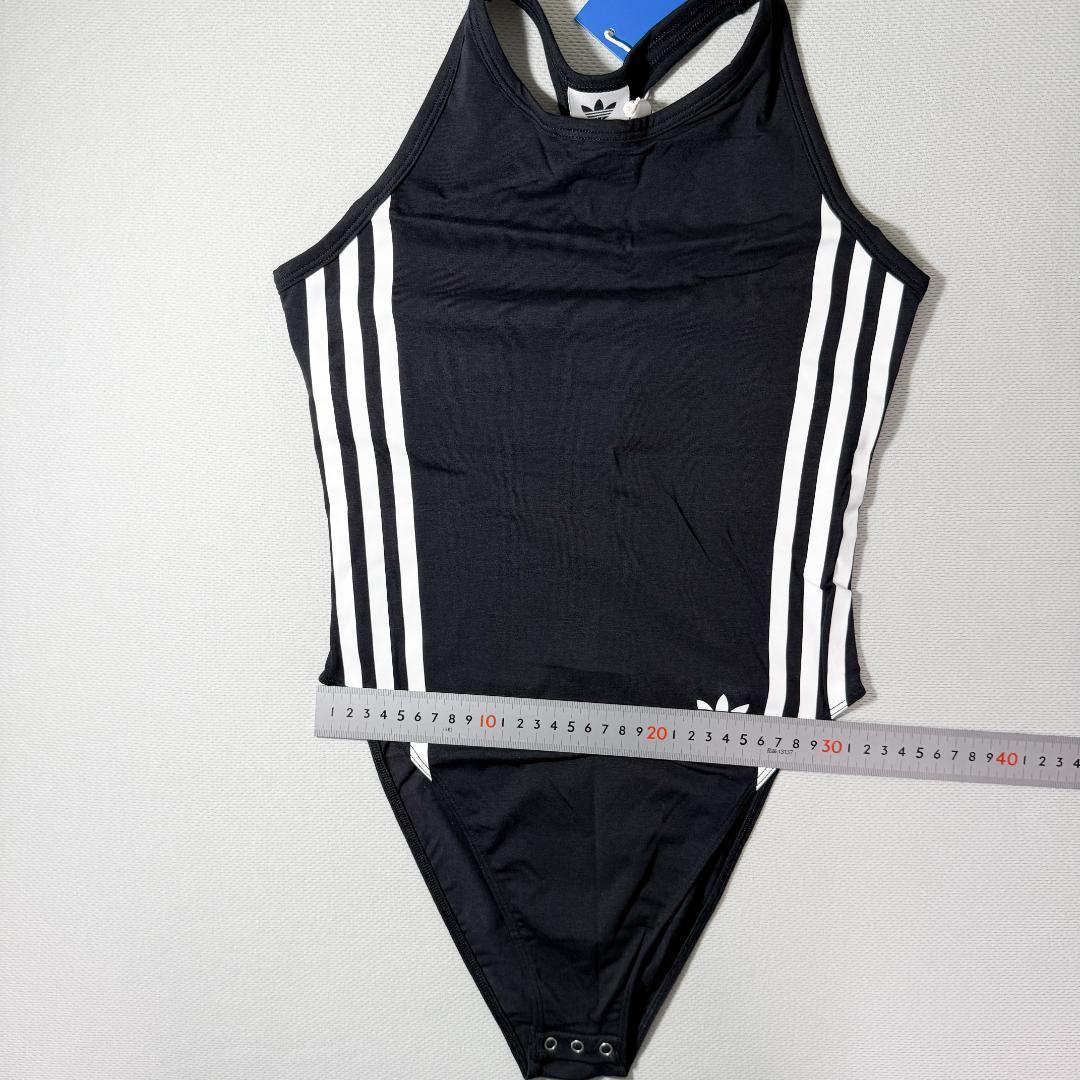 adidas ボディスーツ レオタード コットン Black 海外XS