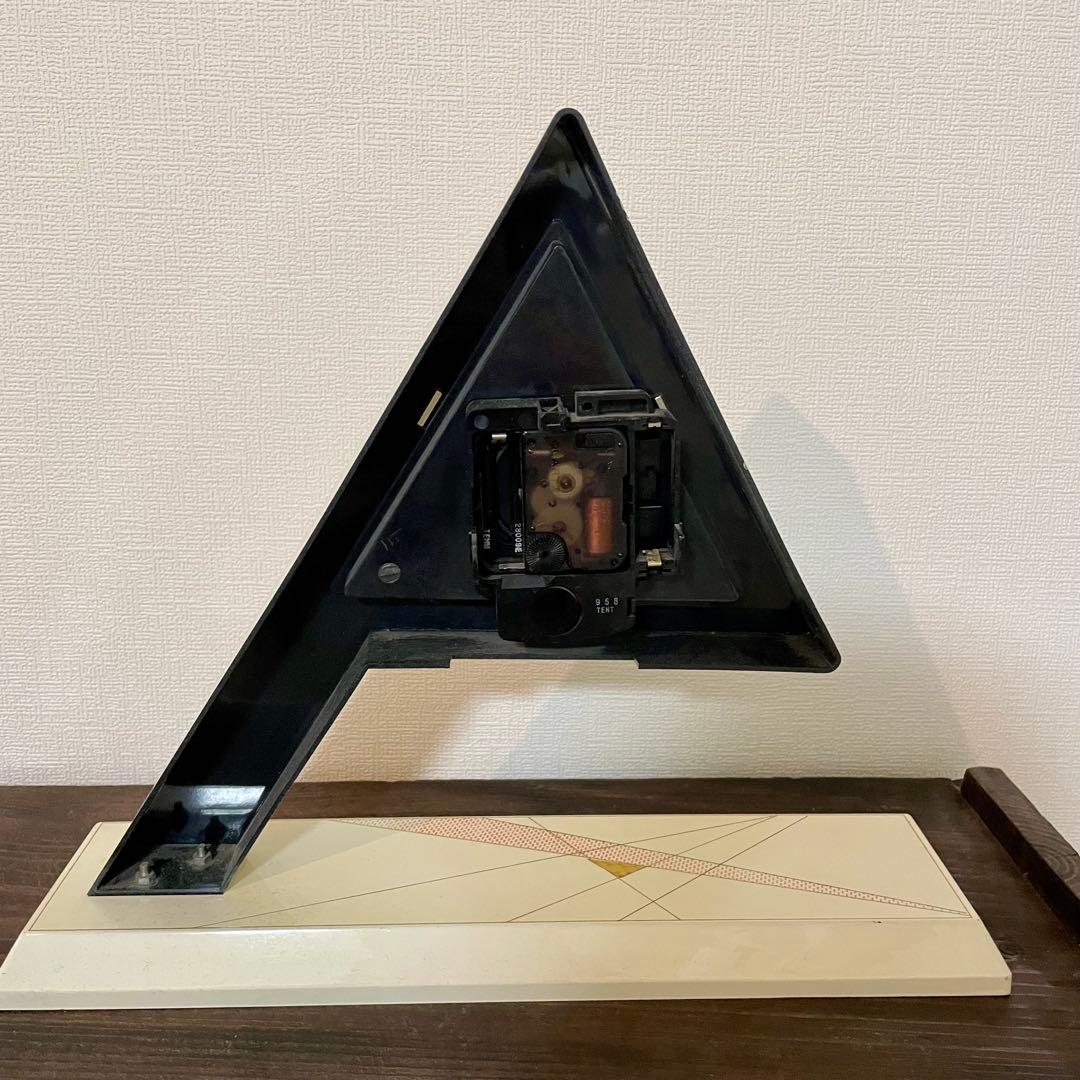 80's vintage clock ポストモダン 置き時計 レトロ モダン