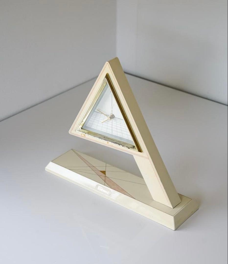 80's vintage clock ポストモダン 置き時計 レトロ モダン