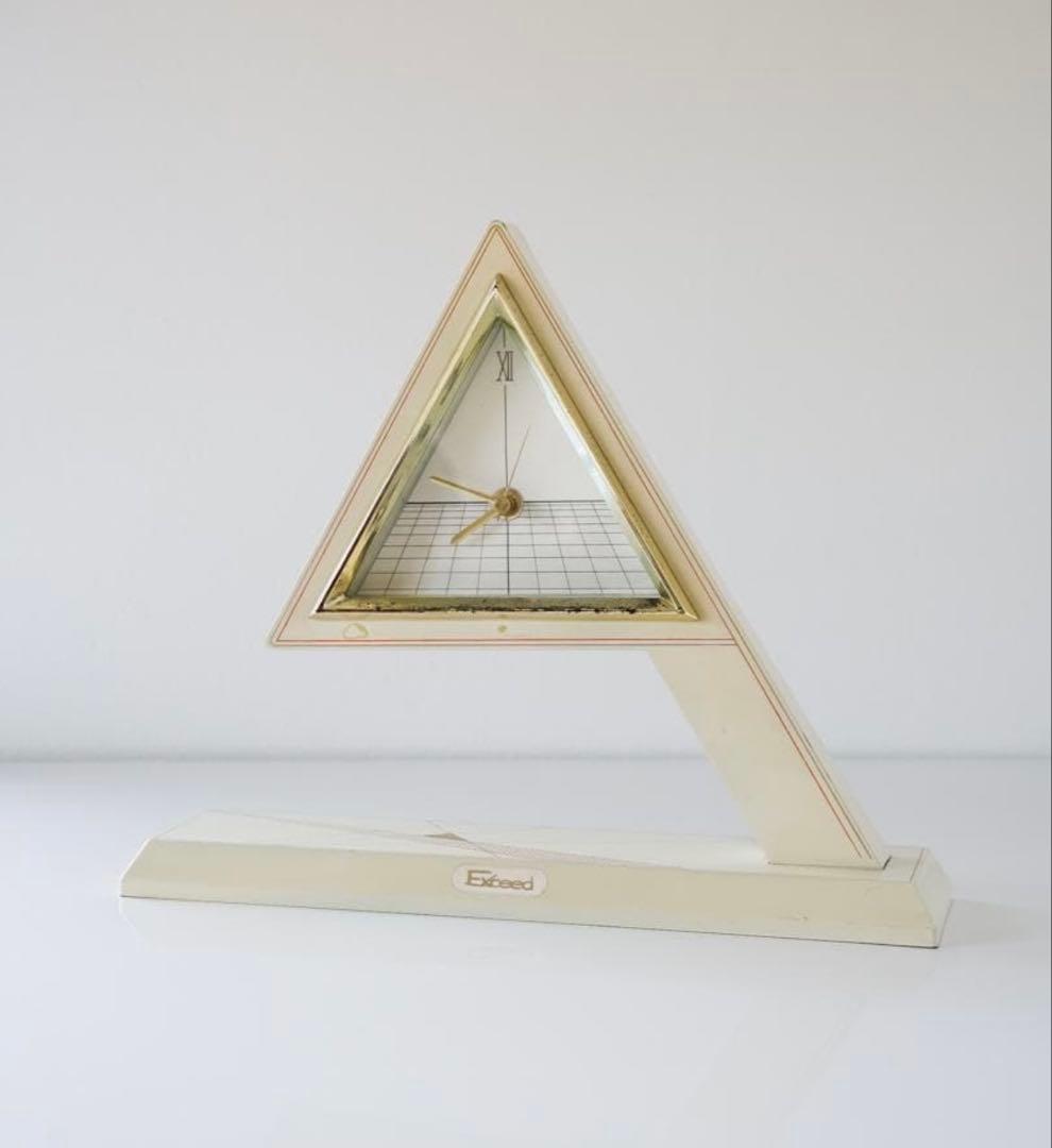 80's vintage clock ポストモダン 置き時計 レトロ モダン