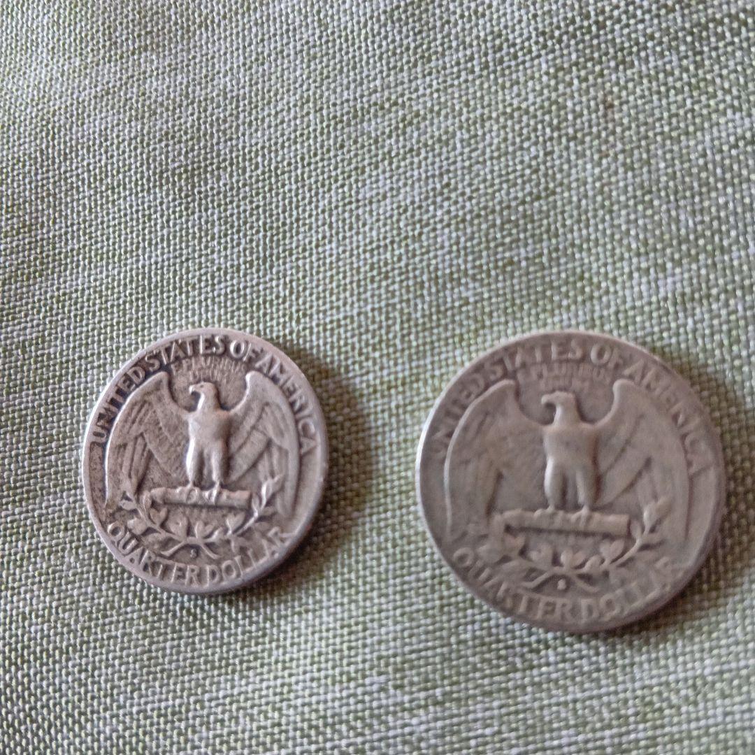 1952年・1953年 クオータードル 2枚セット