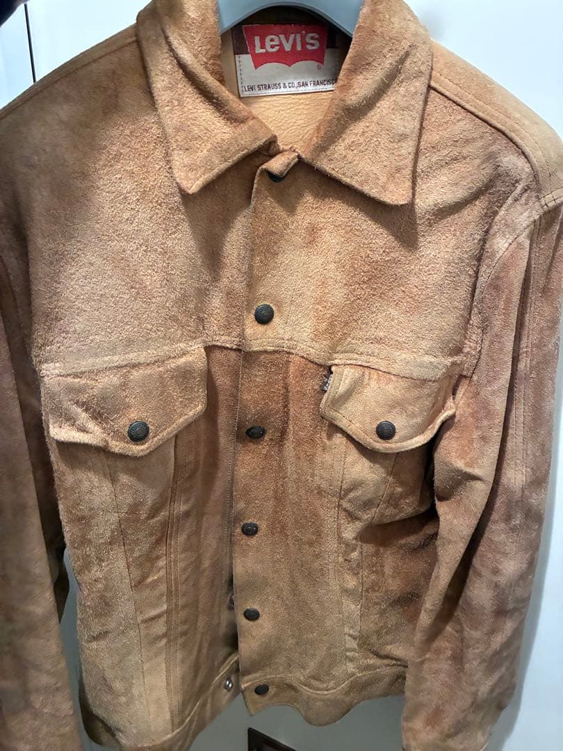 Levi's 3rd SUEDE TRACKER JACKET 肩幅51