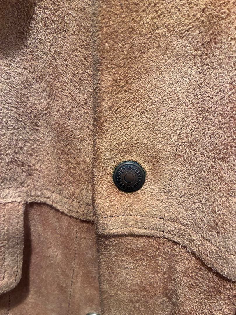 Levi's 3rd SUEDE TRACKER JACKET 肩幅51