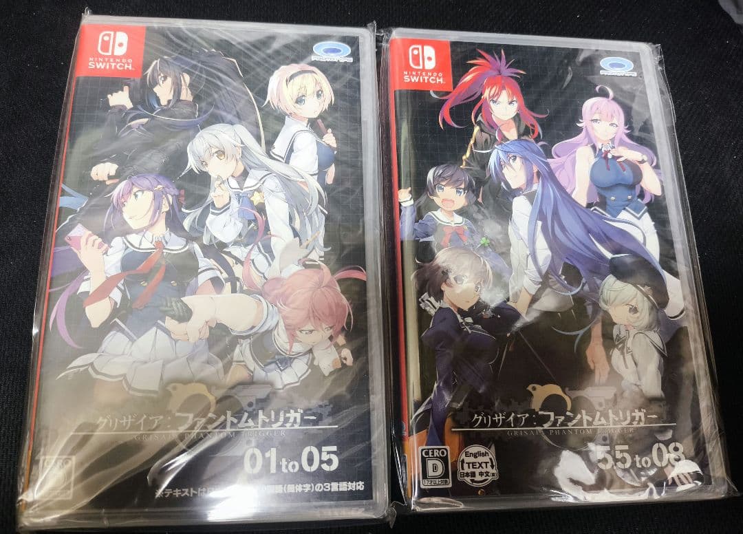 新品 グリザイア ファントムトリガー01to05,5.5to08 Switch
