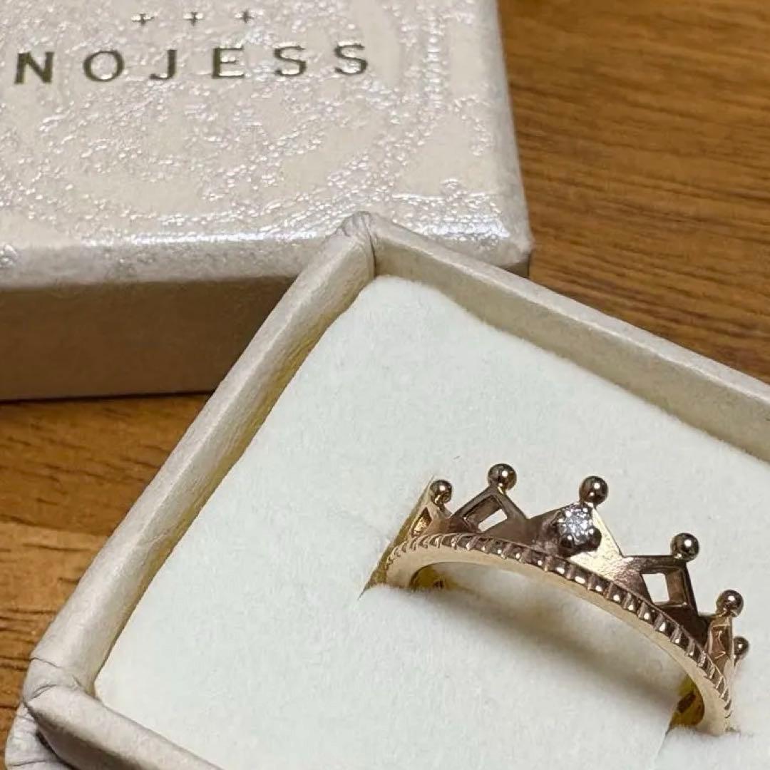 NOJESS ノジェス K10ダイヤモンドピンキーリング　2号