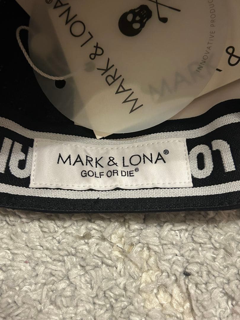 MARK&LONA マークアンドロナ キャップ ボールマーカー付き ブラック