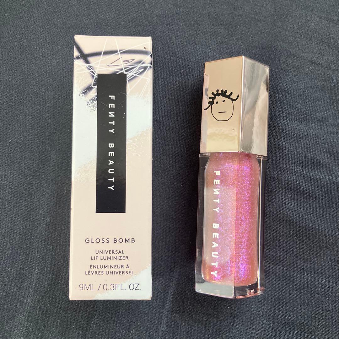 リップグロス fenty beauty gloss bomb grape splash
