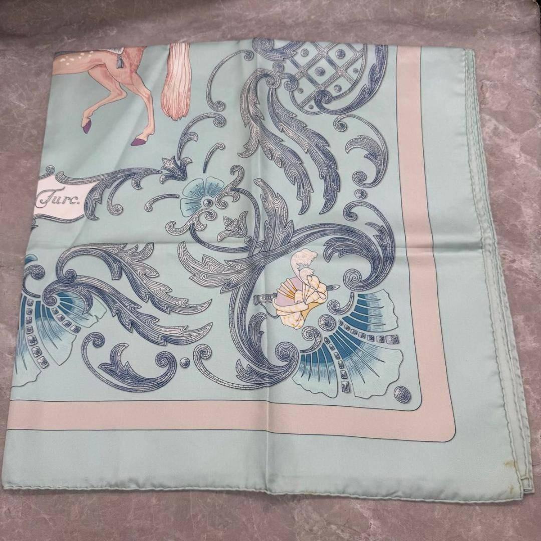 エルメス カレ90 スカーフ HERMES 馬柄 シルク