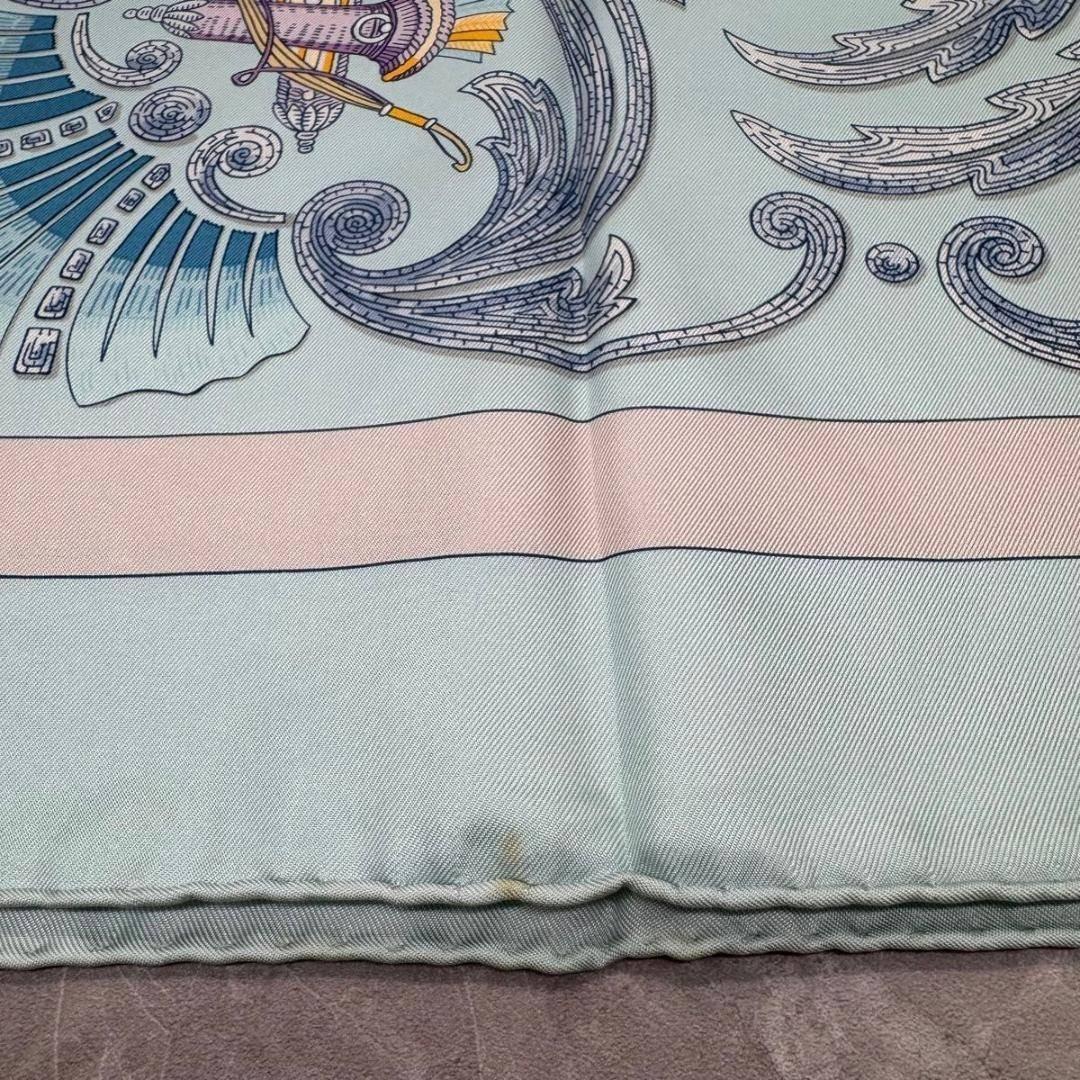 エルメス カレ90 スカーフ HERMES 馬柄 シルク