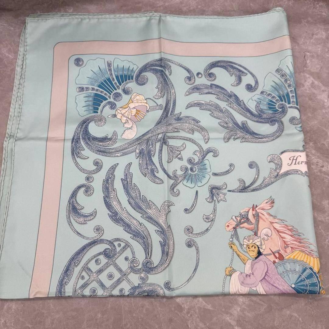 エルメス カレ90 スカーフ HERMES 馬柄 シルク