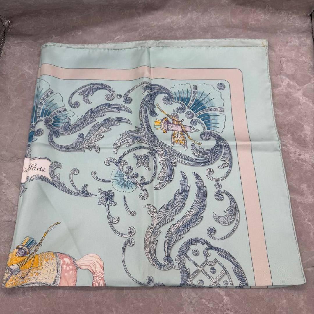 エルメス カレ90 スカーフ HERMES 馬柄 シルク