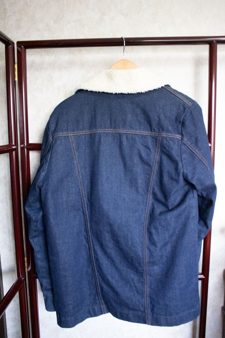 Wrangler Orange Coat M デニムジャケット ボア裏地