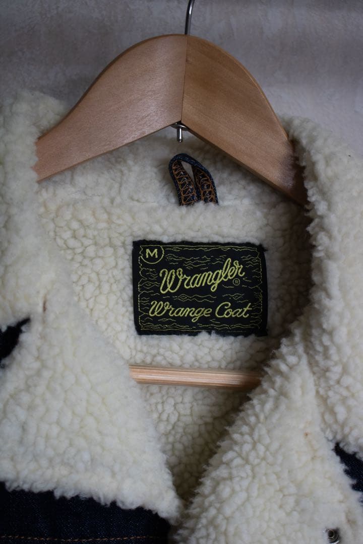 Wrangler Orange Coat M デニムジャケット ボア裏地