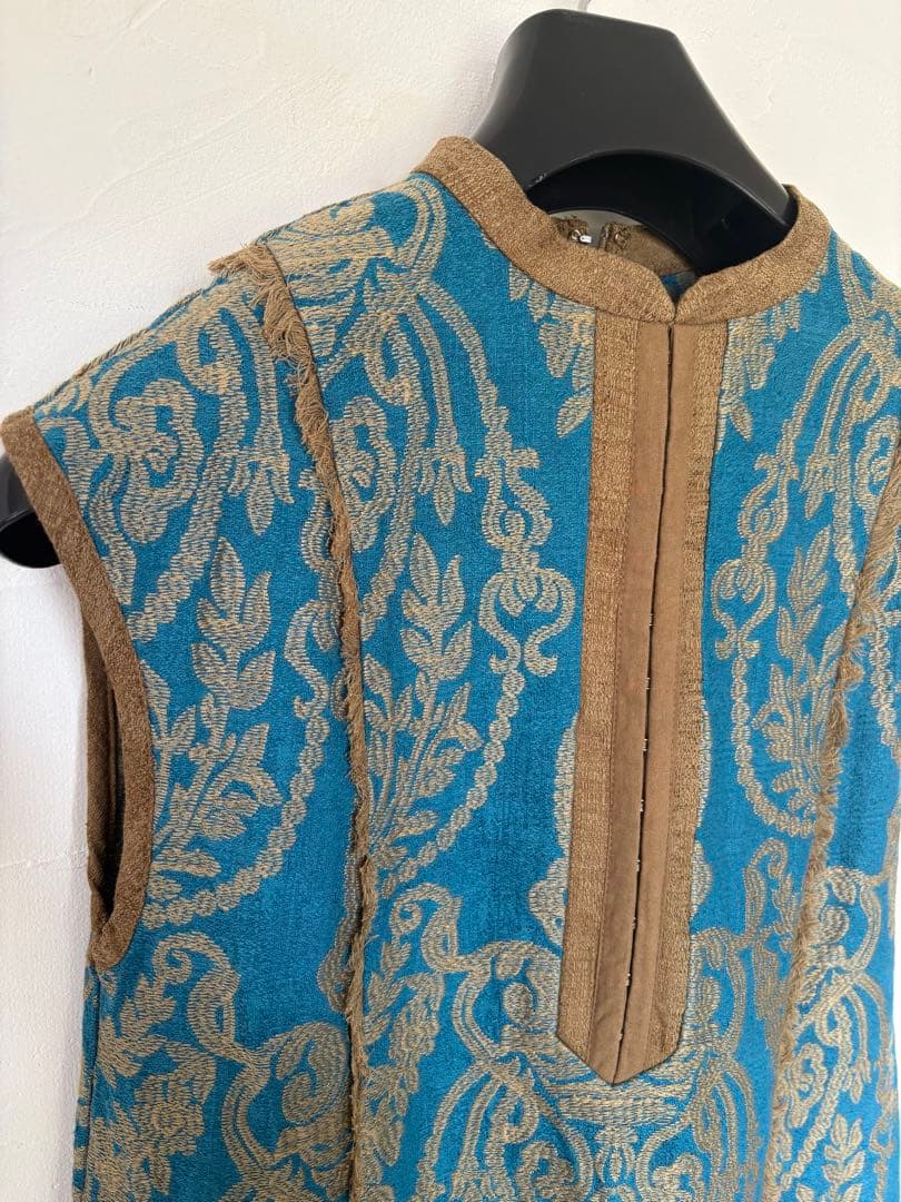 アメリヴィンテージ DAMASK EMBROIDERY LINEN DRESS