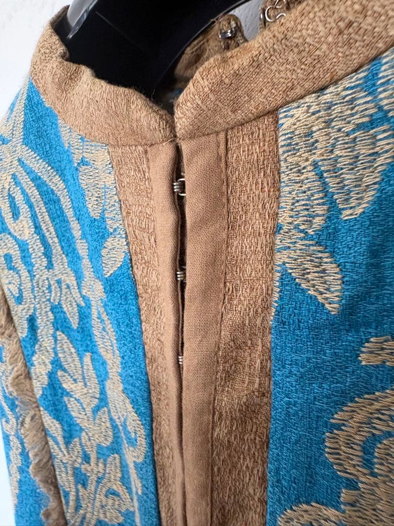 アメリヴィンテージ DAMASK EMBROIDERY LINEN DRESS