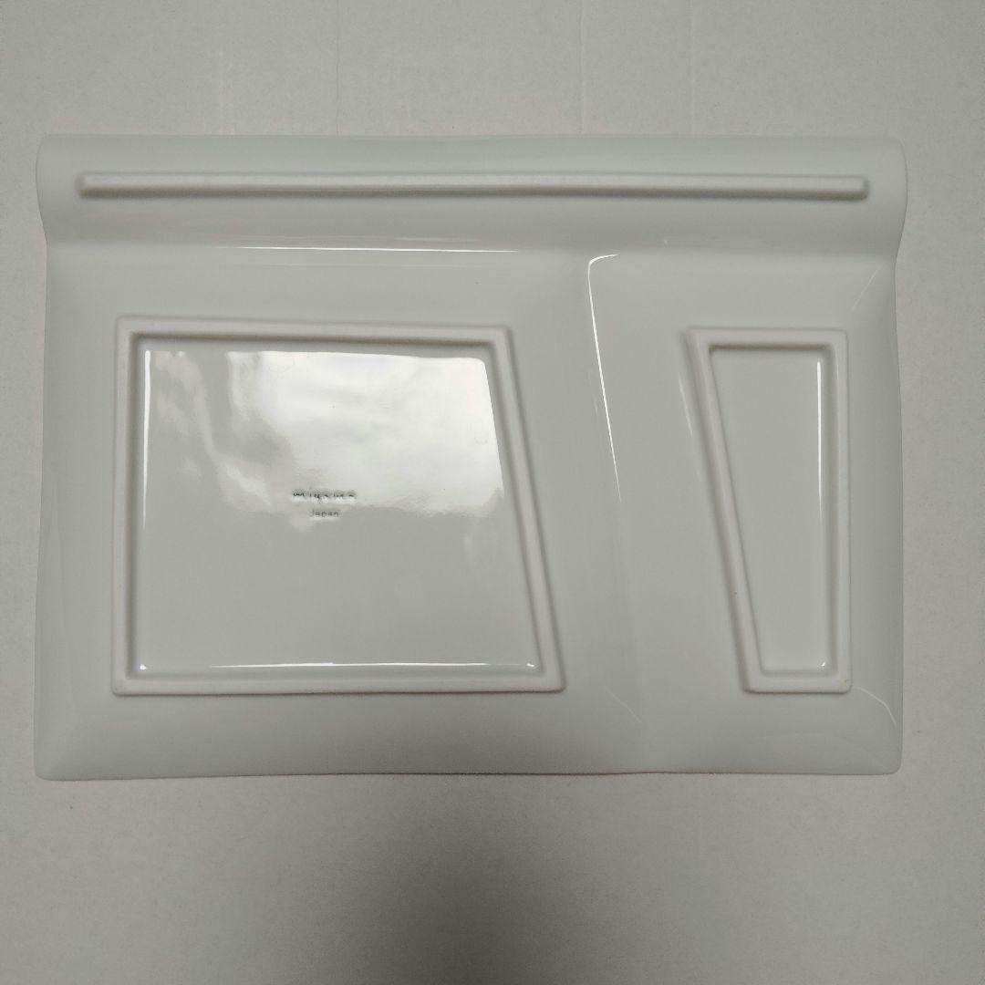 ２枚 isola パレットプレート　L　深山陶器　イゾラ　ホワイト