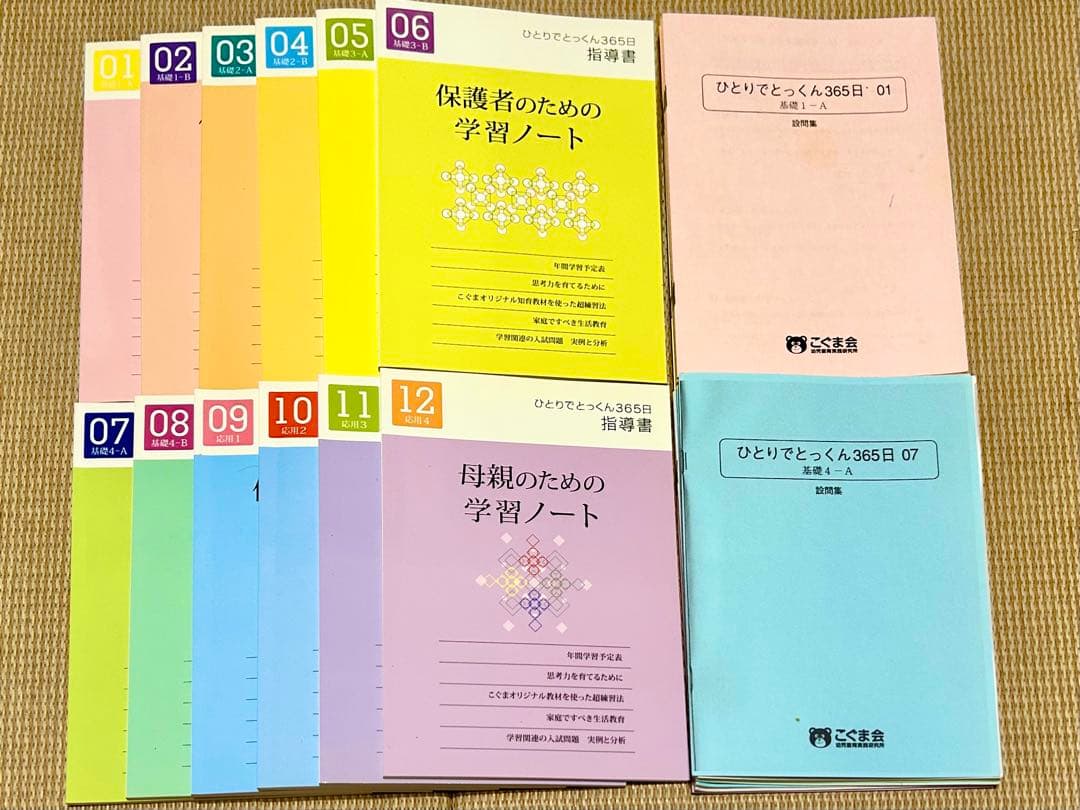 こぐま会　ひとりでとっくん365日　12冊セット