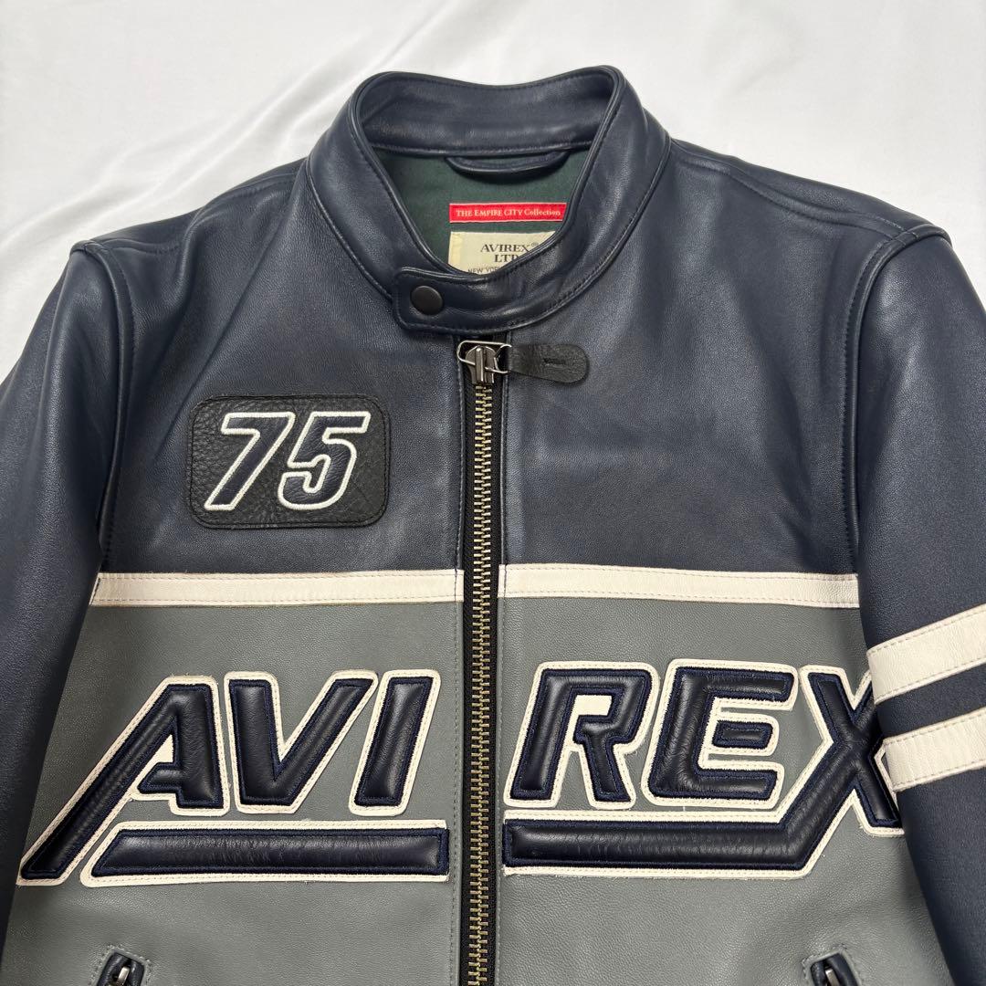 ジャケット・アウター AVIREX leather racing jacket