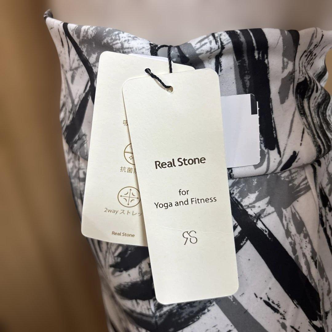 新品　real stone リアルストーン　ヨガ　ピラティス　ジム　タイツ　M