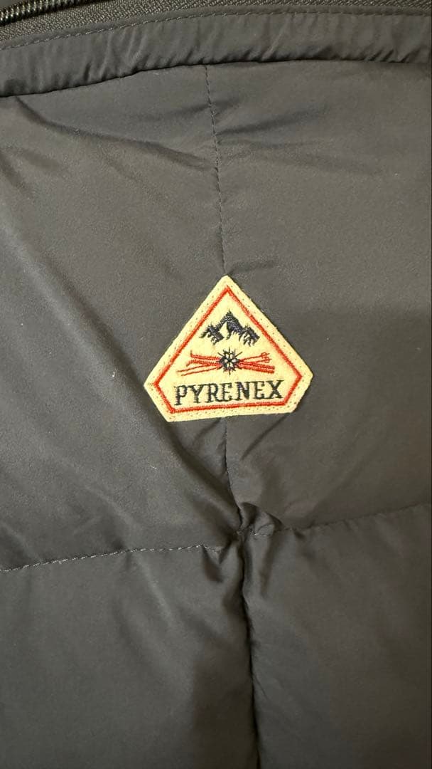 PYRENEX ネイビー ダウンベスト Lサイズ