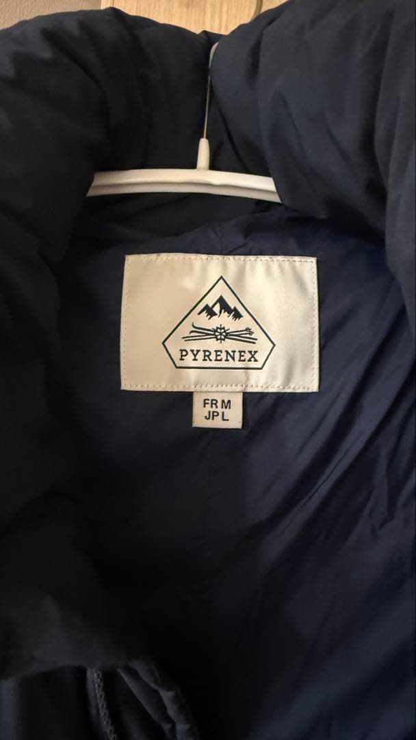 PYRENEX ネイビー ダウンベスト Lサイズ