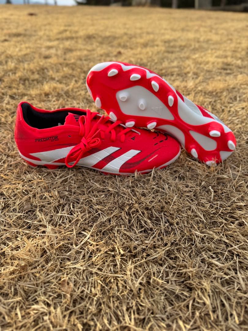 アディダス プレデター PRO HG/AG 赤 27㎝ サッカースパイク 未使用