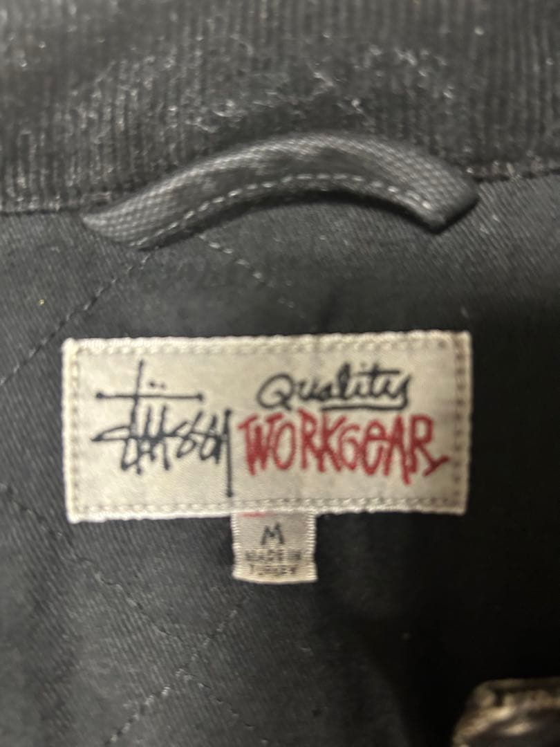 【希少Mサイズ】STUSSY WASHED CANVAS SHOP JACKE