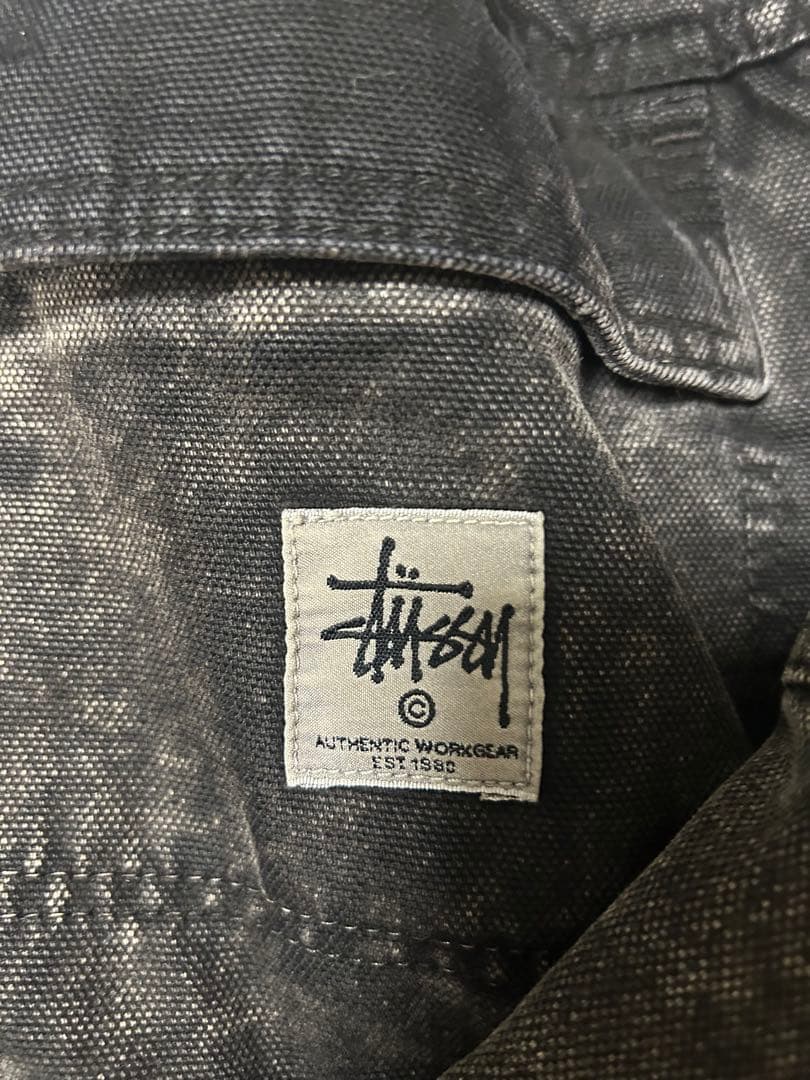 【希少Mサイズ】STUSSY WASHED CANVAS SHOP JACKE