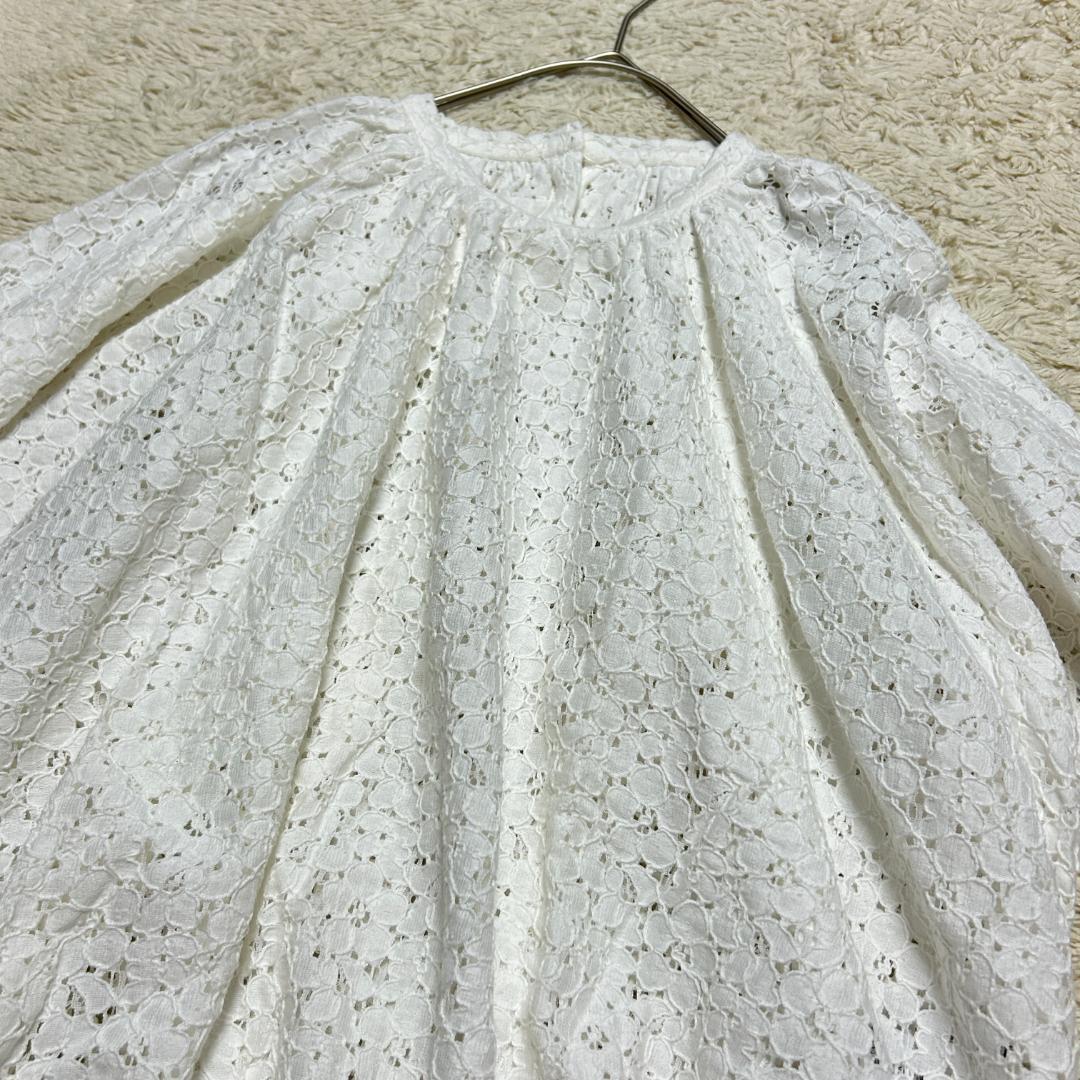 JOURNEE EN ROSE 総レース長袖ブラウス プルオーバー ハグオーワー