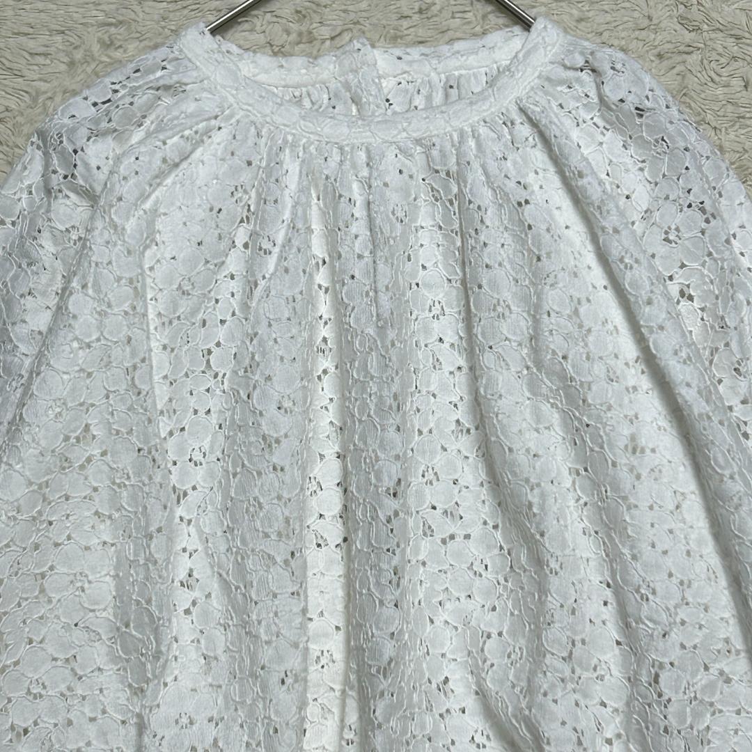 JOURNEE EN ROSE 総レース長袖ブラウス プルオーバー ハグオーワー