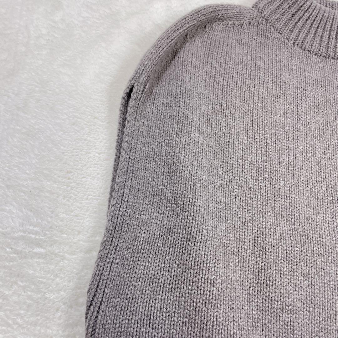 美品　ギャルリーヴィー ファインウール ビルドネックベスト