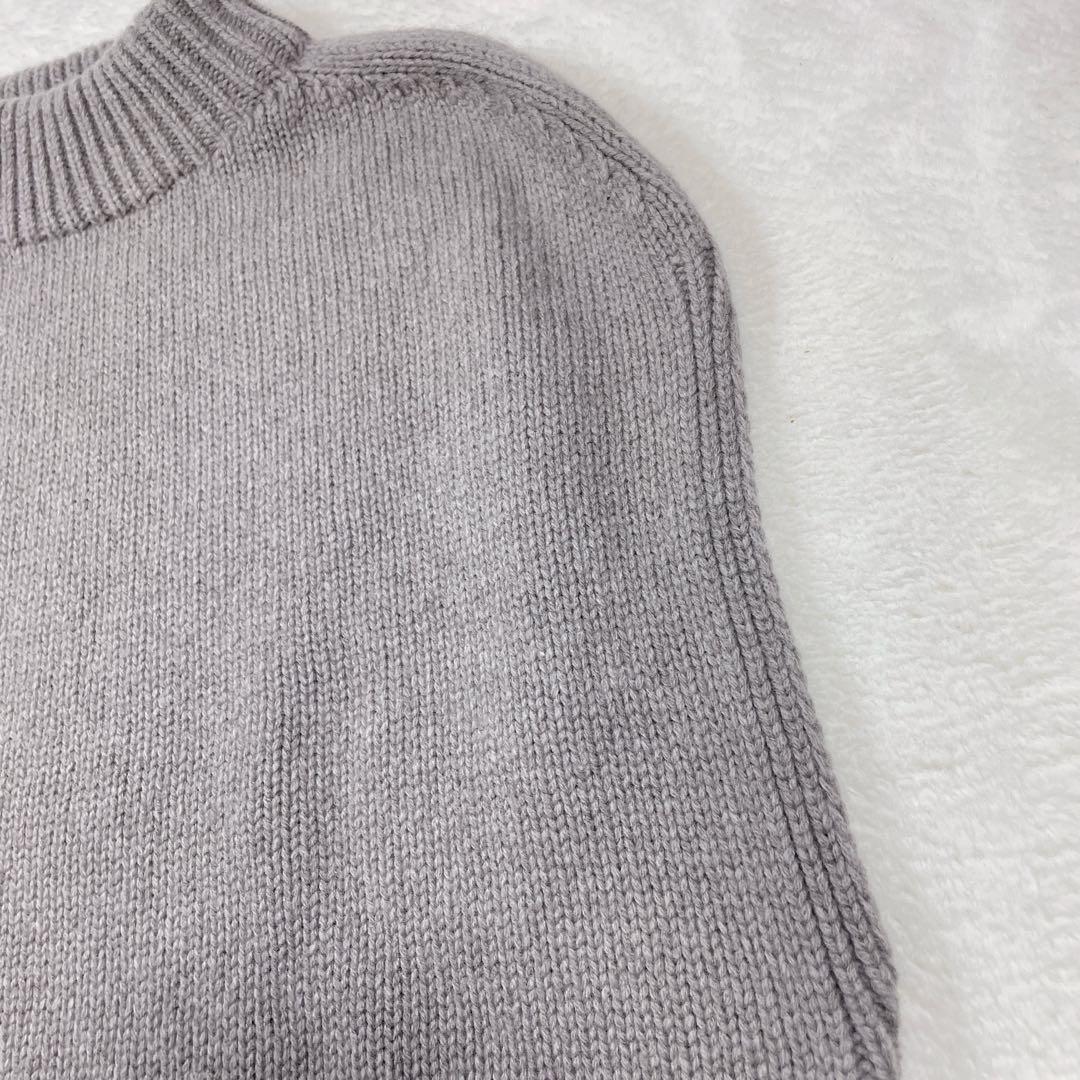 美品　ギャルリーヴィー ファインウール ビルドネックベスト