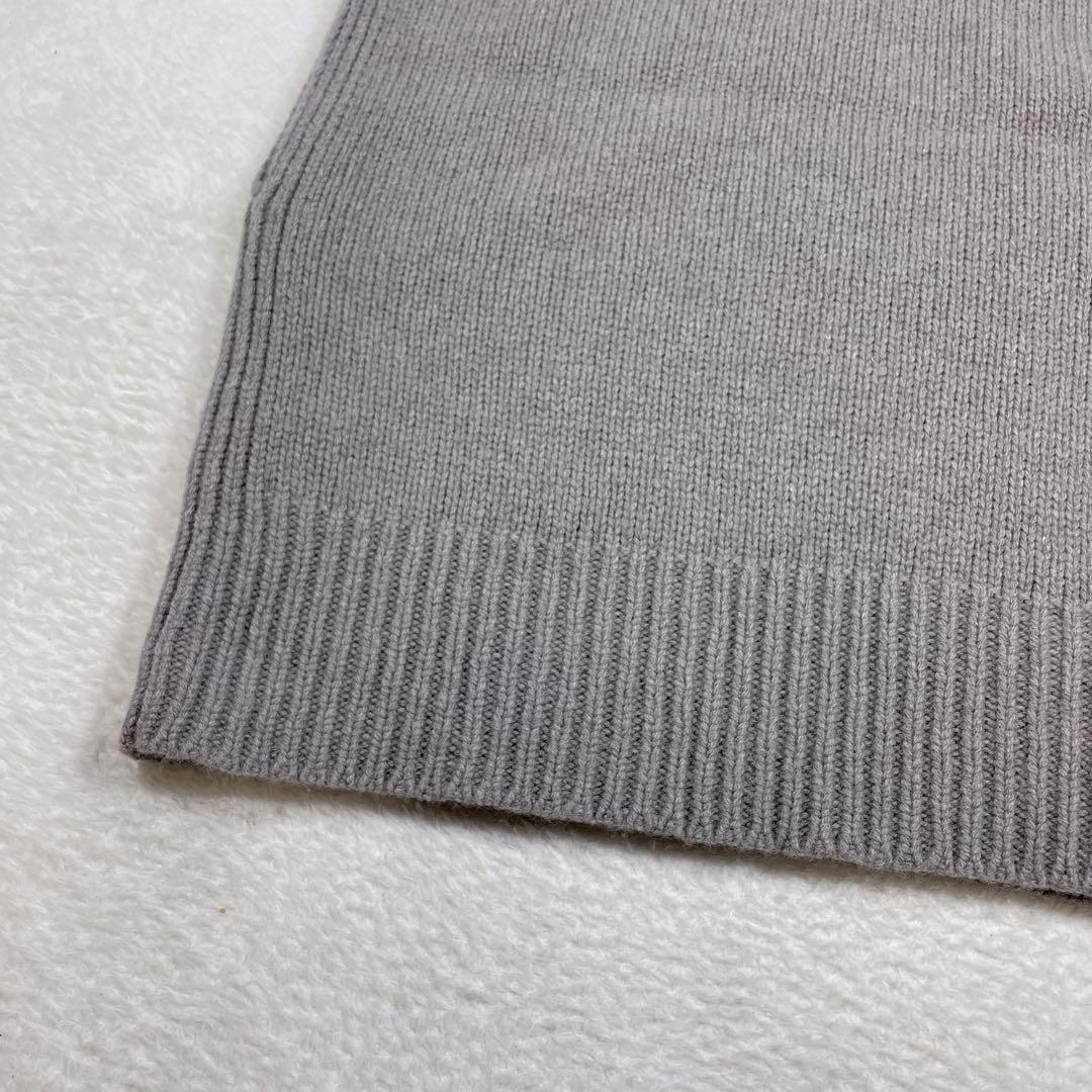 美品　ギャルリーヴィー ファインウール ビルドネックベスト