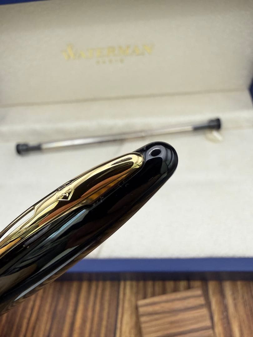 WATERMAN ボールペン カレン ブラックシー GT 美品