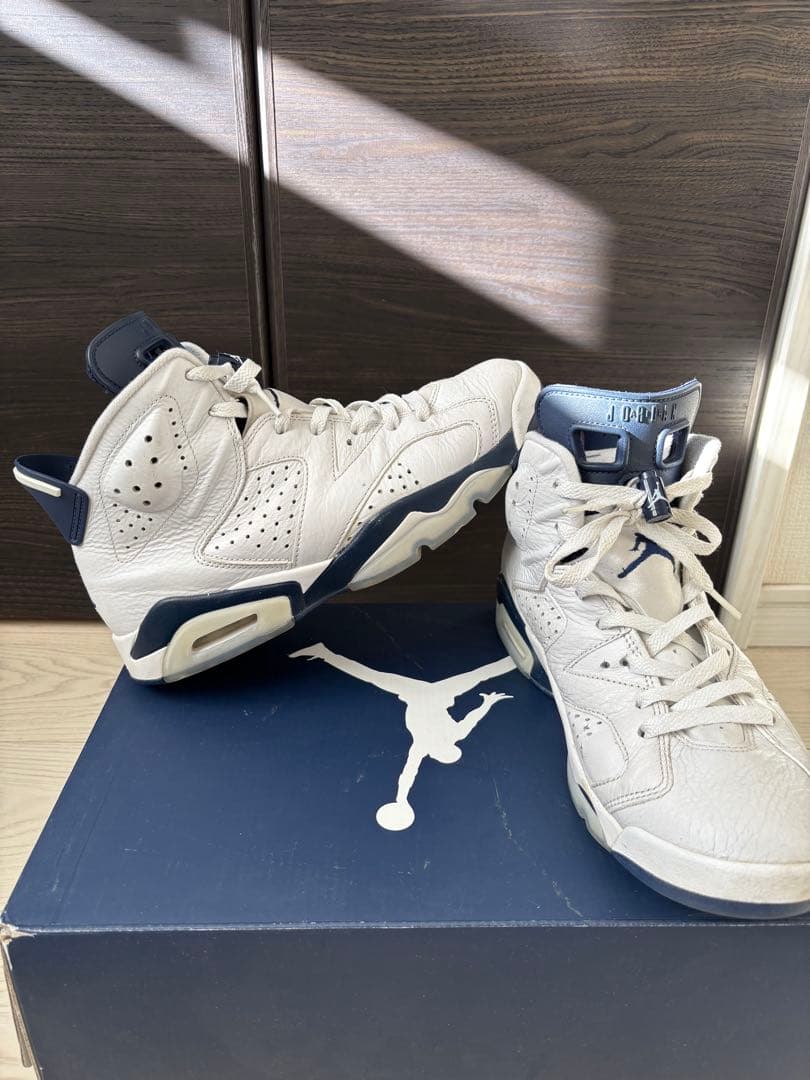 【値下げ】Air Jordan 6 ホワイト/ネイビー