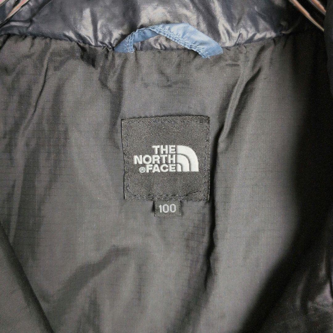 THE NORTH FACE ノースフェイス ダウンベスト 刺繍ロゴ メンズ古着