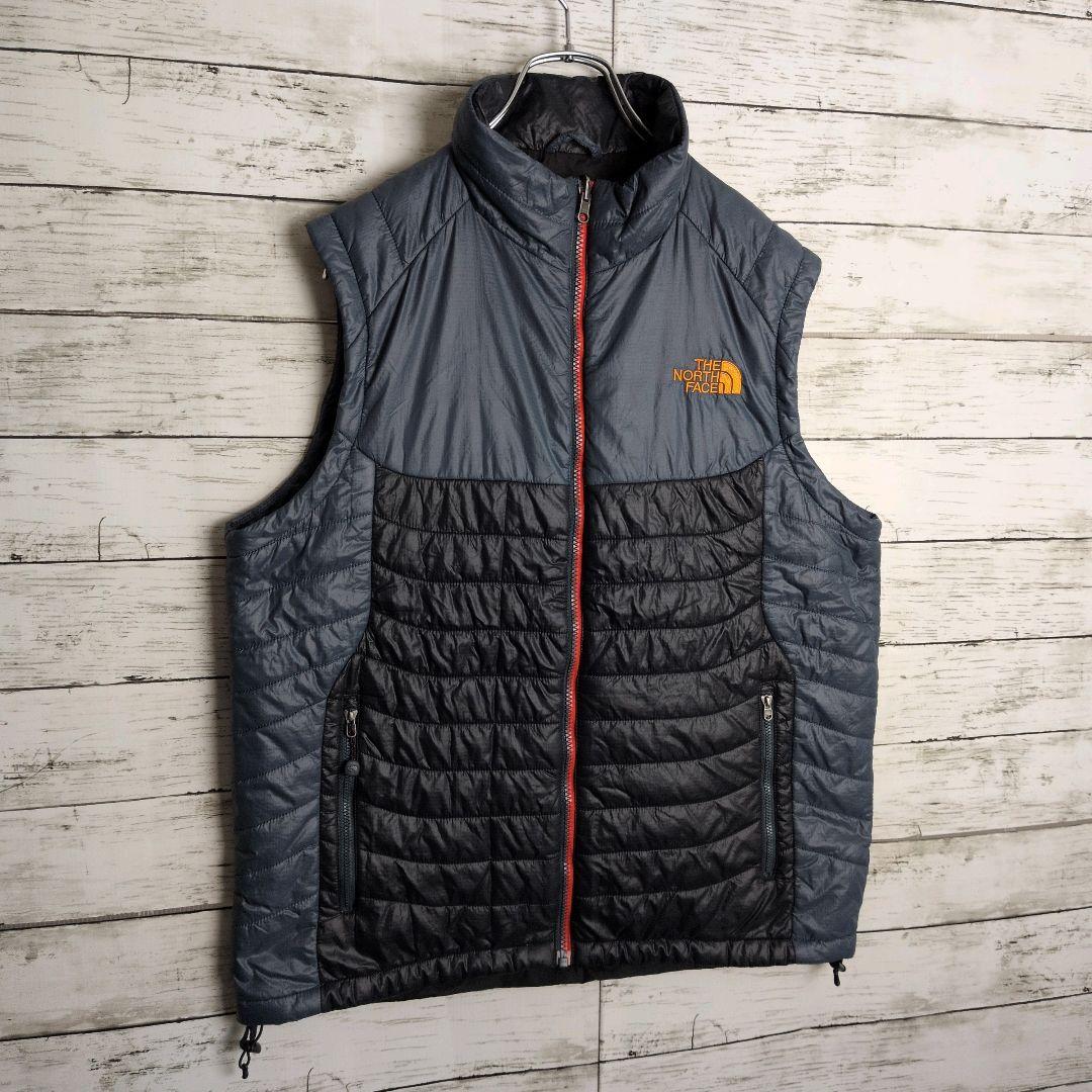 THE NORTH FACE ノースフェイス ダウンベスト 刺繍ロゴ メンズ古着
