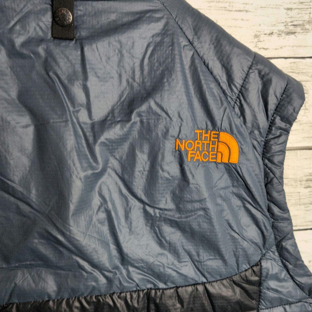 THE NORTH FACE ノースフェイス ダウンベスト 刺繍ロゴ メンズ古着