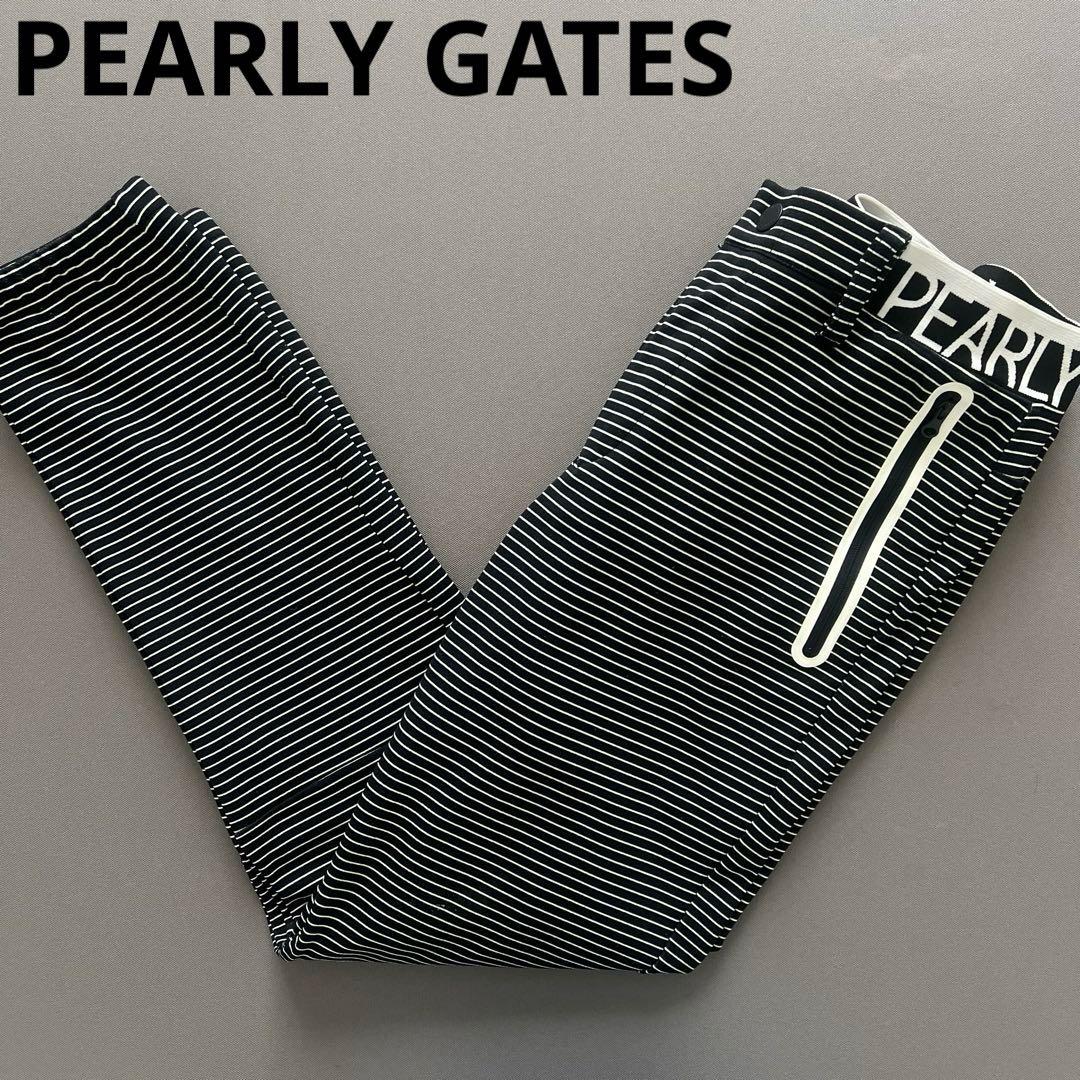 PEARLY GATES パーリーゲイツ　ボーダー　ロングパンツ　メンズ　ゴルフ