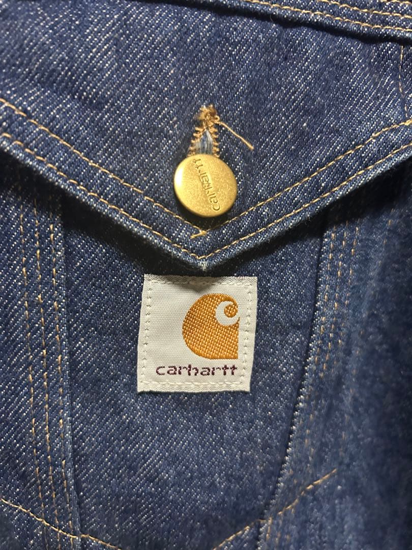 へるCarhartt デニムジャケット サイズ44