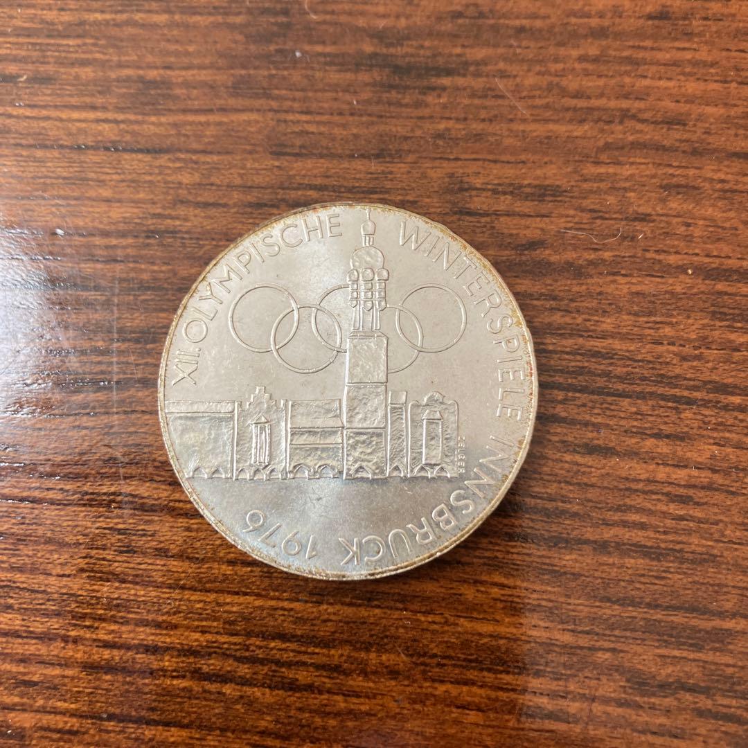 リ*オ様 オーストリア 100シリング 銀貨 1976年オリンピック記念