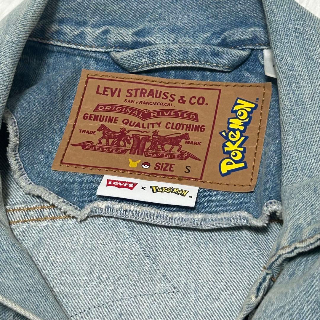 廃盤品　リーバイス　ポケモン　25周年　コラボ　デニム　ジャケット